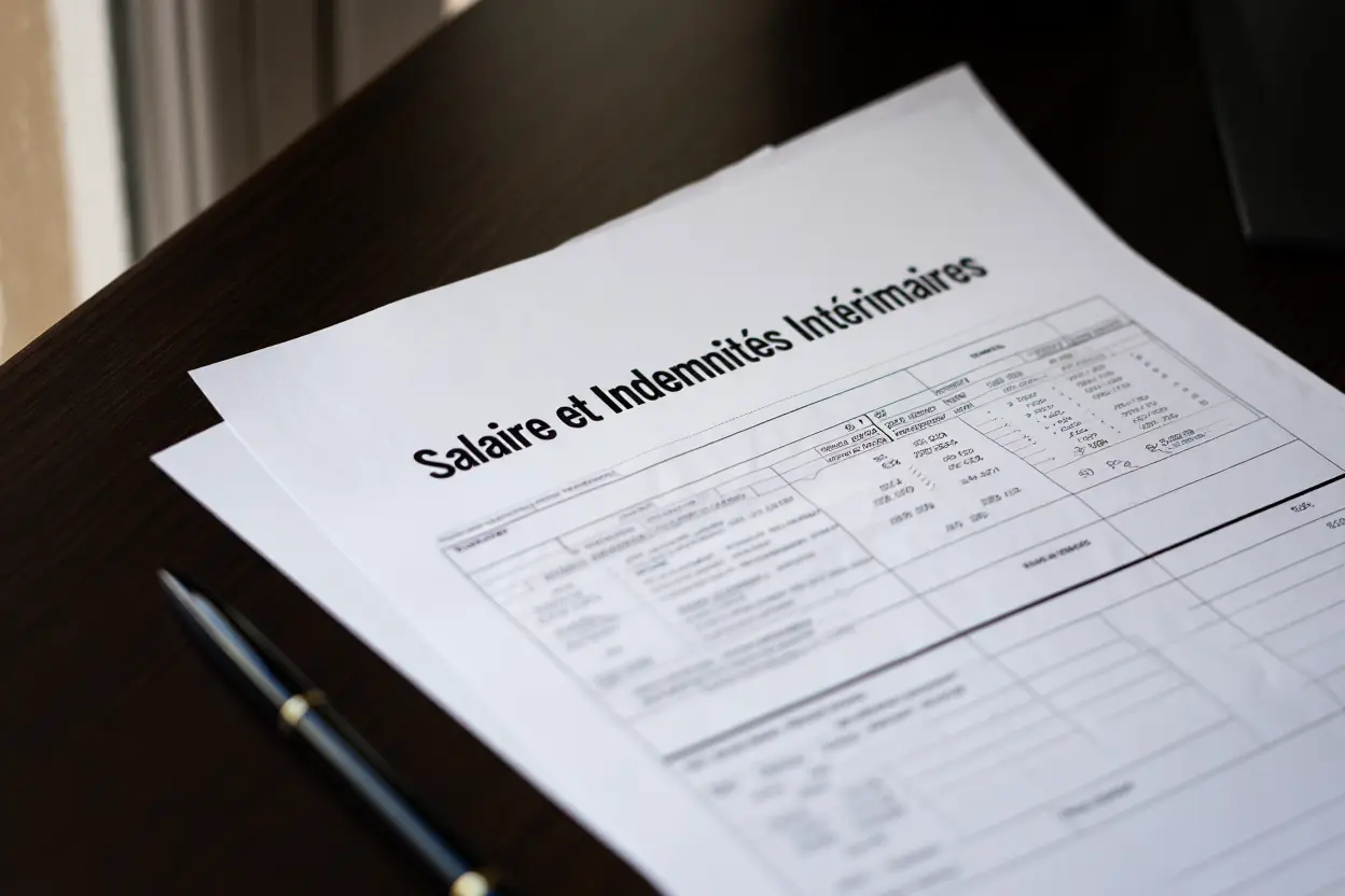 Composition détaillée du salaire intérimaire